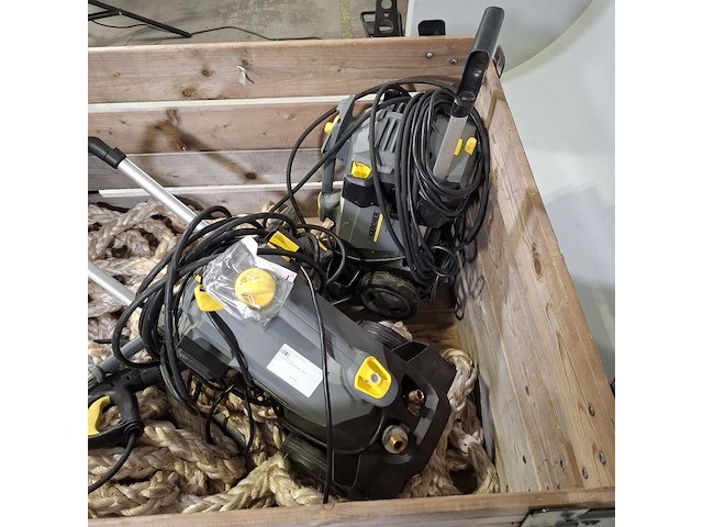 2x hogedrukreiniger en scheepstouw, o.a. kärcher, o.a. hd4/9 c - afbeelding 3 van  12