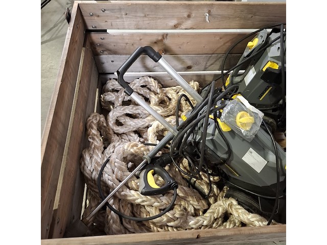 2x hogedrukreiniger en scheepstouw, o.a. kärcher, o.a. hd4/9 c - afbeelding 4 van  12