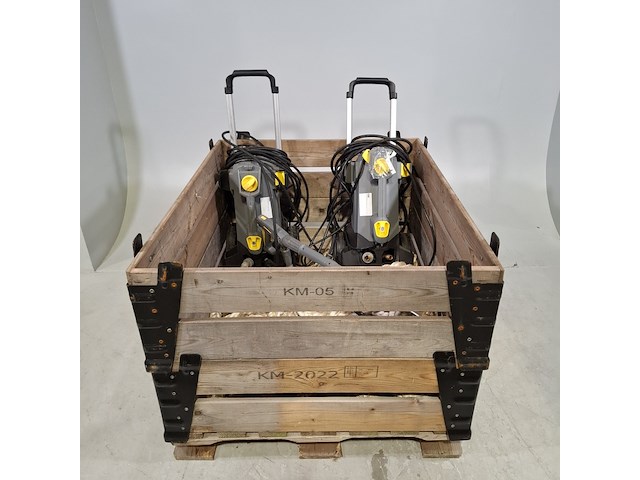 2x hogedrukreiniger en scheepstouw, o.a. kärcher, o.a. hd4/9 c - afbeelding 1 van  12