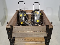 2x hogedrukreiniger en scheepstouw, o.a. kärcher, o.a. hd4/9 c