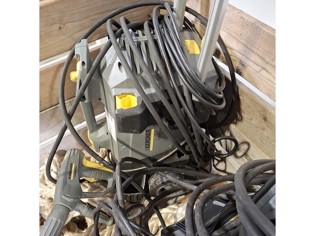 2x hogedrukreiniger en scheepstouw, o.a. kärcher, o.a. hd4/9 c - afbeelding 11 van  12