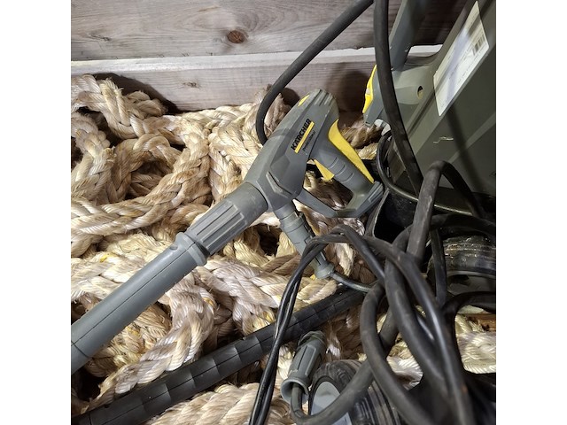 2x hogedrukreiniger en scheepstouw, o.a. kärcher, o.a. hd4/9 c - afbeelding 12 van  12