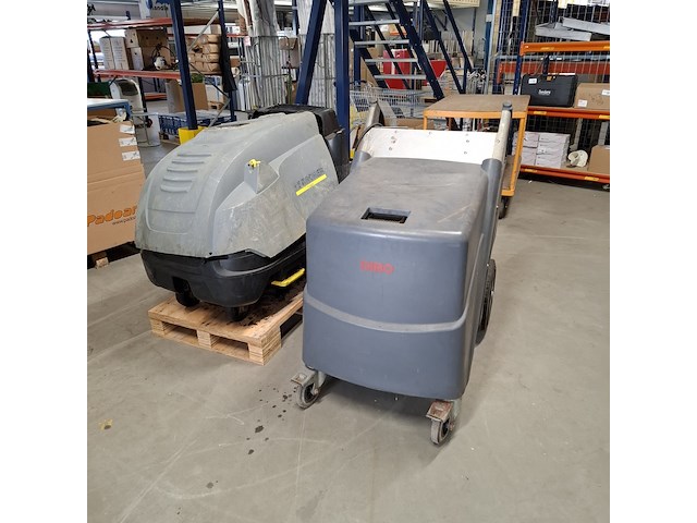 2x hogedrukreiniger karcher en dibo, hds 10/20-4m en ibh-m 220/16 - afbeelding 1 van  17