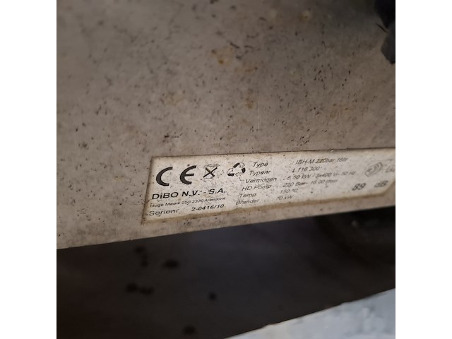 2x hogedrukreiniger karcher en dibo, hds 10/20-4m en ibh-m 220/16 - afbeelding 17 van  17