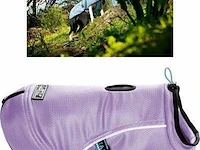 2x honden cooling coat, lila, 75 cm