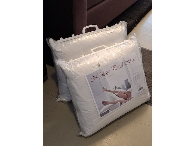 2x hoofdkussen noblesse pearl mix - afbeelding 1 van  6