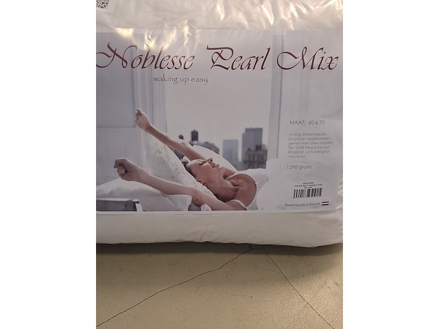 2x hoofdkussen noblesse pearl mix - afbeelding 2 van  6