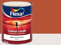 2x hoogglans verf - 0,75 liter flexa, couleur locale, passionate argentina fire 8045 - afbeelding 2 van  2
