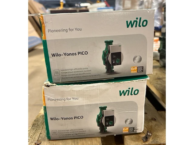 2x hoogrendement circulatiepomp wilo, yonos pico - afbeelding 1 van  3