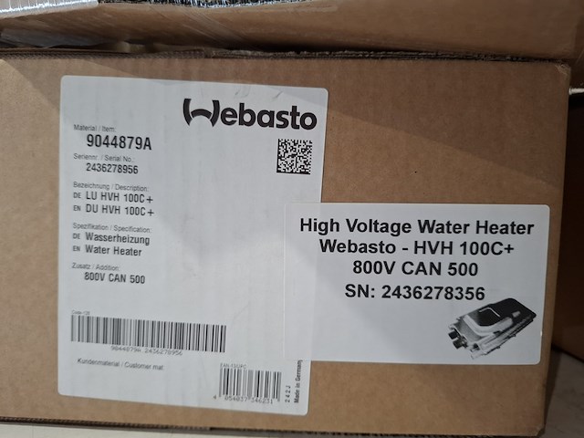 2x hoogspannings verwarming, webasto, hvh 100c+ - afbeelding 6 van  6
