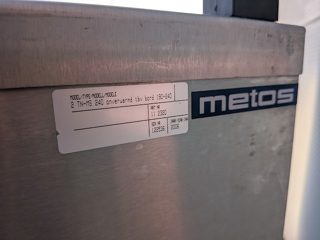 2x horeca bordenwarmers, metos, 2 tn-ms 210, 2006 / 2014 - afbeelding 2 van  11