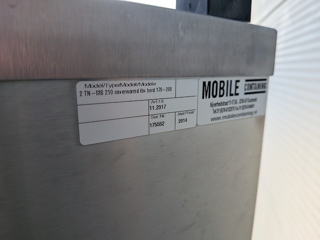 2x horeca bordenwarmers, metos, 2 tn-ms 210, 2006 / 2014 - afbeelding 3 van  11