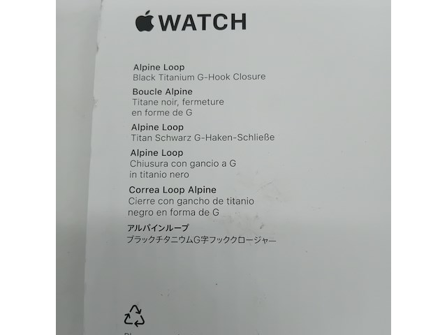 2x horlogeband smartwatch, apple, watch 49mm navy alpine loop, 2024 - afbeelding 3 van  5