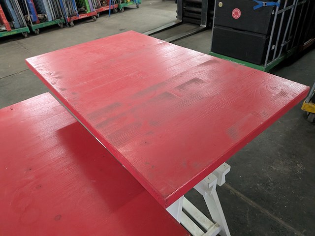 2x houten bijzettafel - afbeelding 4 van  5