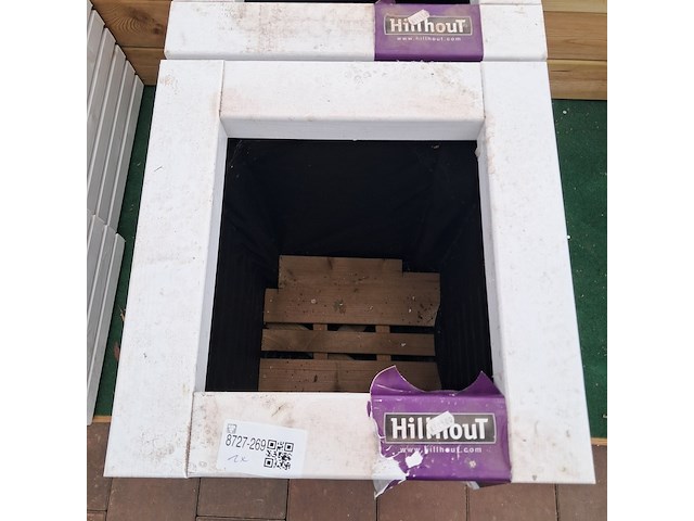 2x houten bloembak, hillhout, elan style - afbeelding 4 van  9