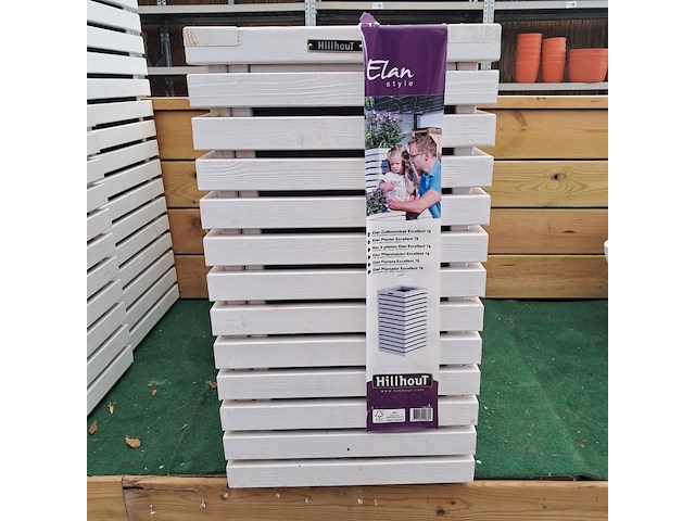 2x houten bloembak, hillhout, elan style - afbeelding 7 van  9