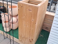 2x houten bloembak - afbeelding 2 van  5