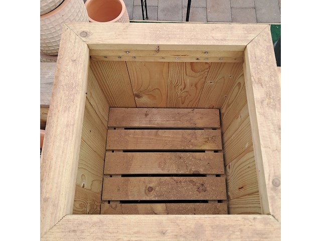 2x houten bloembak - afbeelding 5 van  5