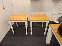 2x houten kantinetafel - afbeelding 1 van  6