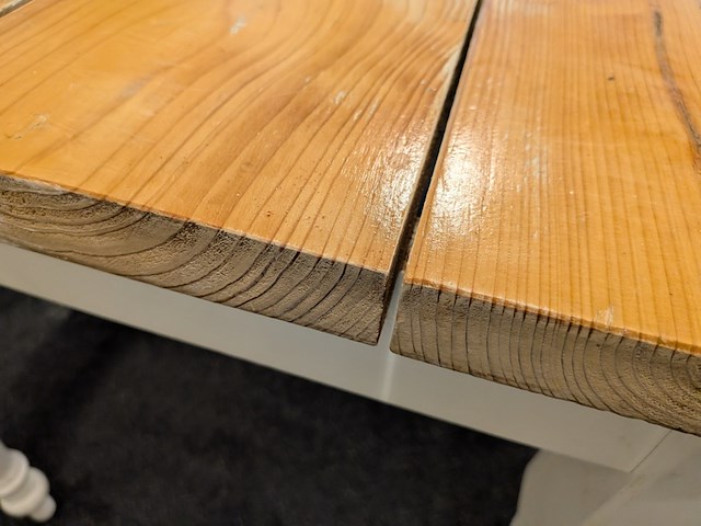 2x houten kantinetafel - afbeelding 4 van  6