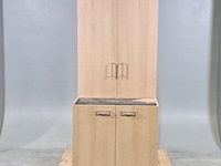 2x houten kast