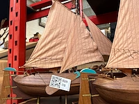 2x houten modelschip - afbeelding 3 van  7