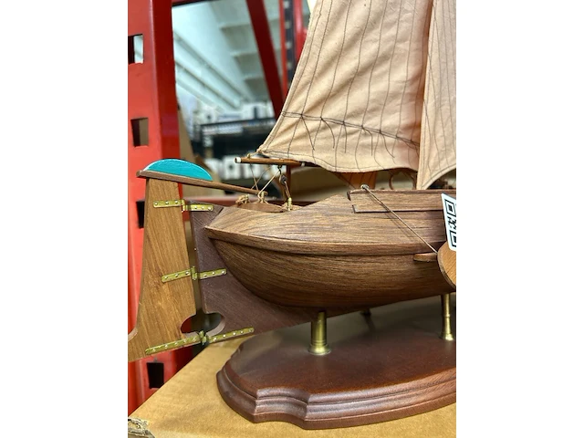 2x houten modelschip - afbeelding 5 van  7