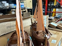 2x houten modelschip - afbeelding 6 van  7