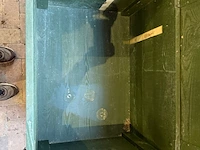 2x houten opbergkisten / legerkisten, legergroen, 70,5 × 51,5 × 41,5 cm per stuk | stapelbaar - afbeelding 4 van  4
