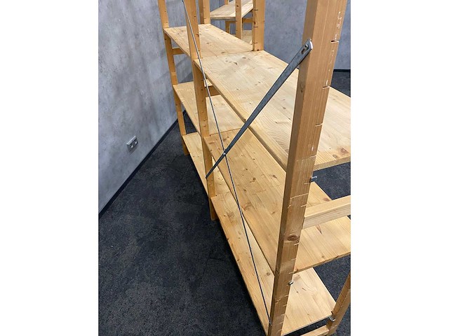 2x houten stelling - afbeelding 2 van  10