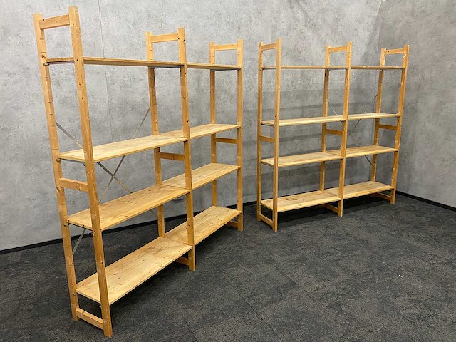 2x houten stelling - afbeelding 1 van  10