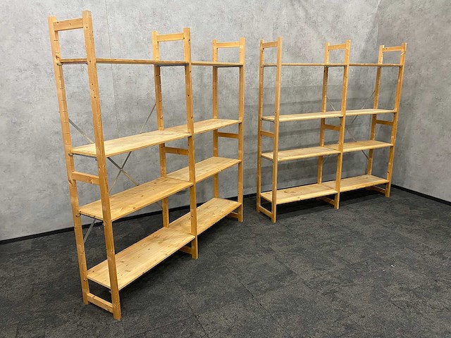 2x houten stelling - afbeelding 4 van  10