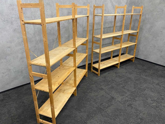 2x houten stelling - afbeelding 5 van  10