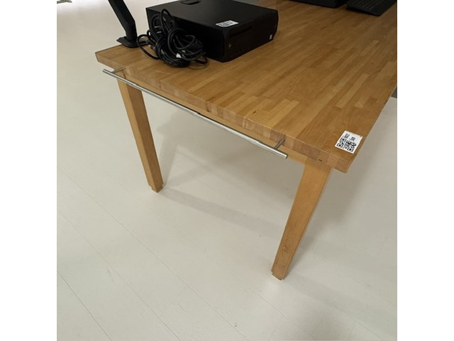 2x houten tafel - afbeelding 4 van  5