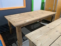 2x houten tafel - afbeelding 4 van  5