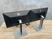 2x hp e22 g4 - 22'' monitor op verstelbare voet - hdmi, dp, vga - afbeelding 3 van  22