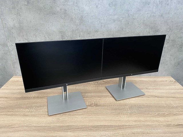 2x hp e22 g4 - 22'' monitor op verstelbare voet - hdmi, dp, vga - afbeelding 17 van  22
