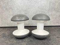 2x humanscale ballo - balans kruk grijs-wit - afbeelding 1 van  7