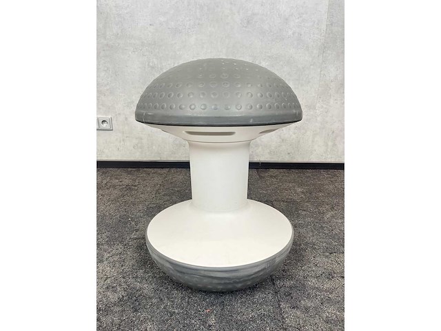 2x humanscale ballo - balans kruk grijs-wit - afbeelding 3 van  7