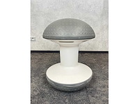 2x humanscale ballo - balans kruk grijs-wit - afbeelding 3 van  7