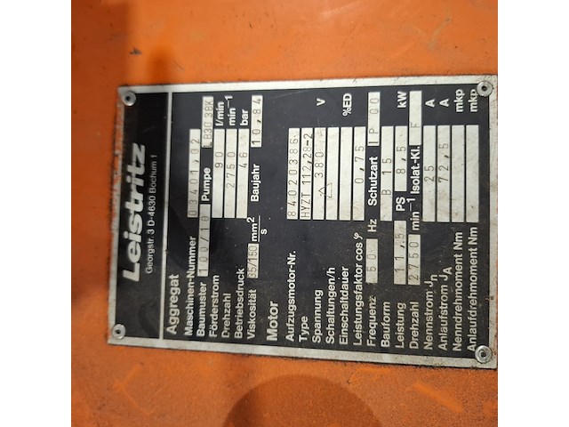 2x hydraulische aggregaat, o.a. leistritz, rexroth - afbeelding 11 van  24