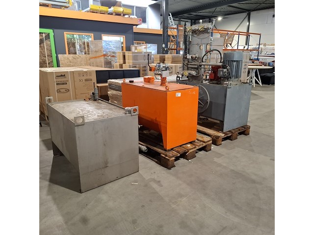 2x hydraulische aggregaat, o.a. leistritz, rexroth - afbeelding 1 van  24