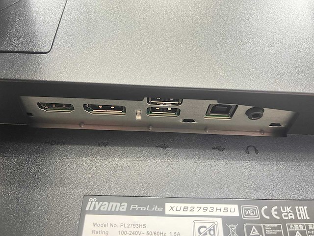 2x iiyama - 27" monitor met voet - hdmi, dp, usb - afbeelding 7 van  13
