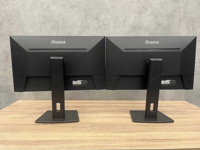 2x iiyama - 27" monitor met voet - hdmi, dp, usb - afbeelding 13 van  13