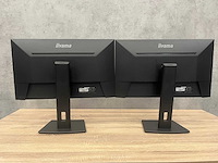 2x iiyama - 27" monitor met voet - hdmi, dp, usb - afbeelding 13 van  13