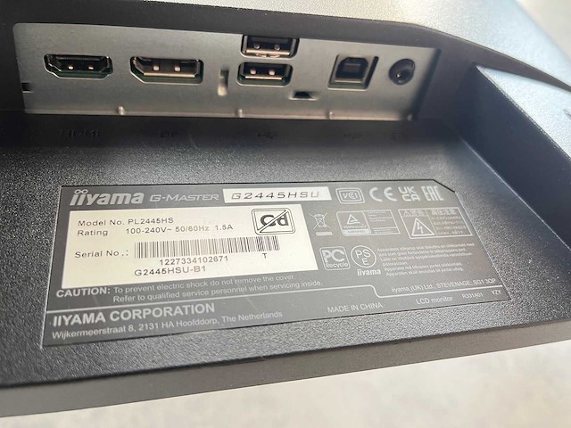 2x iiyama g-master - 24" monitor op voet - hdmi, dp - afbeelding 4 van  12