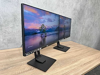 2x iiyama prolite - 24" monitor op voet - dp, hdmi, usb - afbeelding 9 van  17