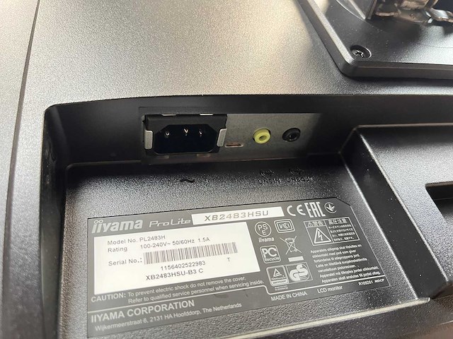 2x iiyama prolite - 24" monitor op voet - dp, hdmi, vga, usb - afbeelding 15 van  17
