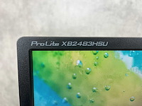 2x iiyama prolite - 24" monitor op voet - dp, hdmi, vga, usb - afbeelding 8 van  17