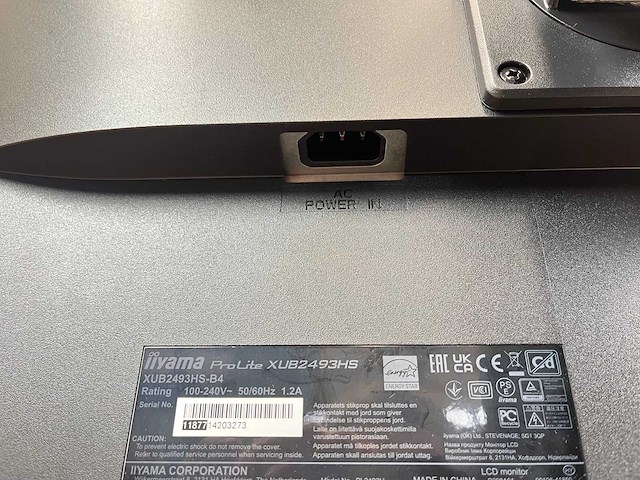 2x iiyama prolite - 24" monitor op voet - dp, hdmi, vga - afbeelding 4 van  11